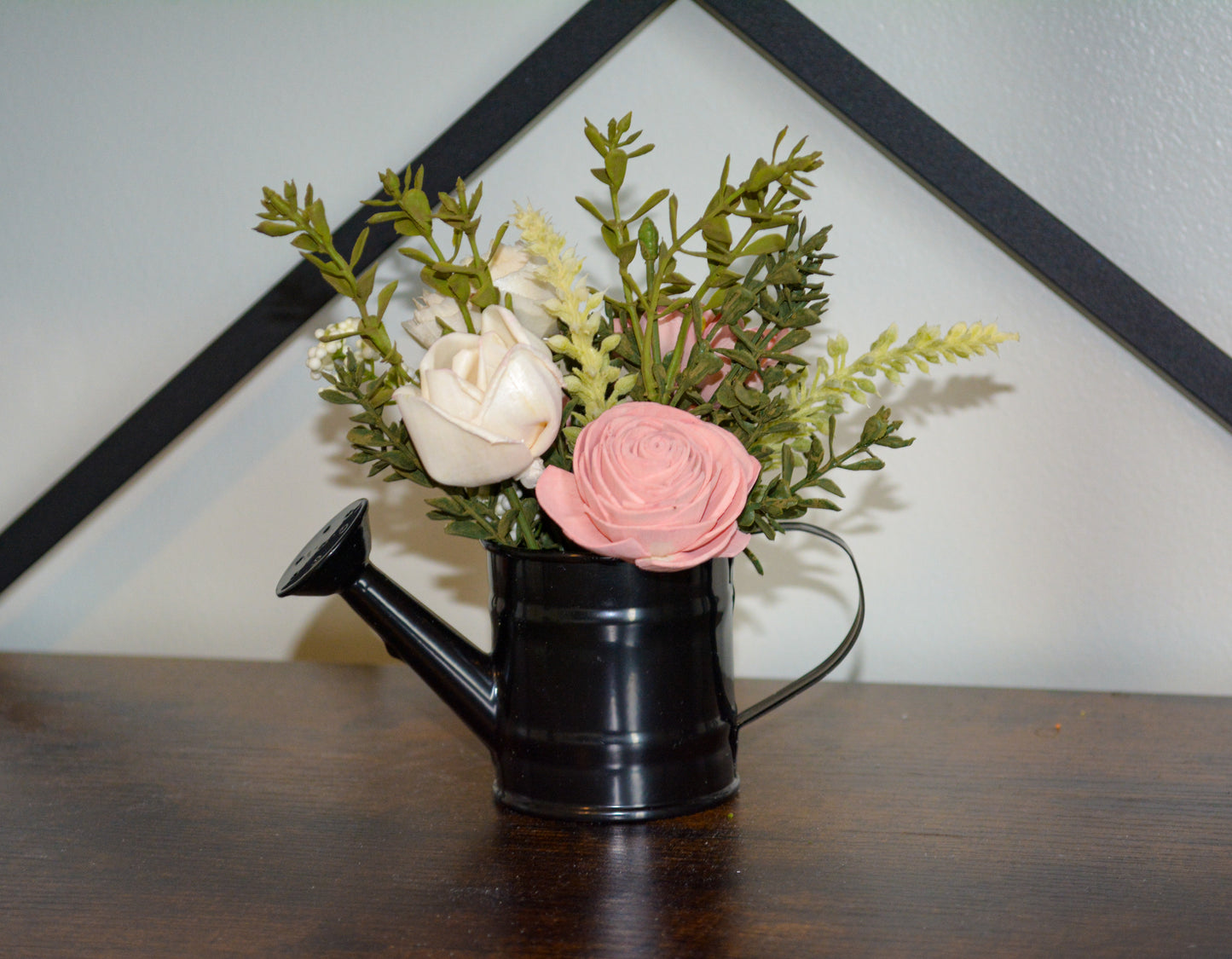 Black Watering Can