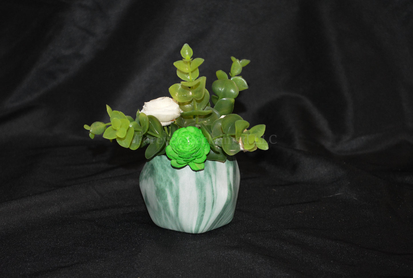 Mini Green Floral Arrangement