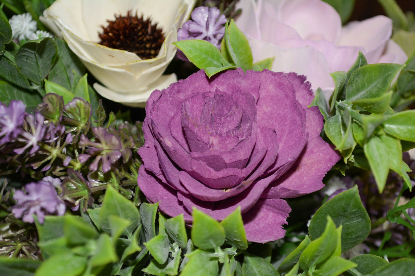 Large Purple Floral Arrangement