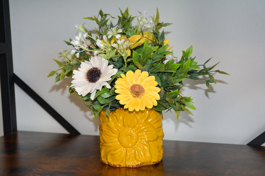 Daisies and Sunflowers