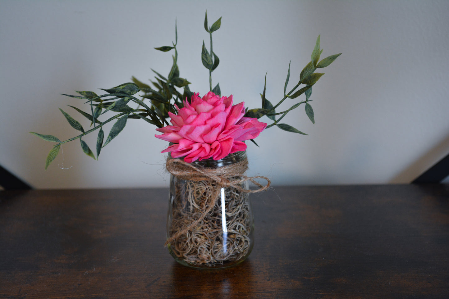 Single Flower in Mini Glass Jar 1