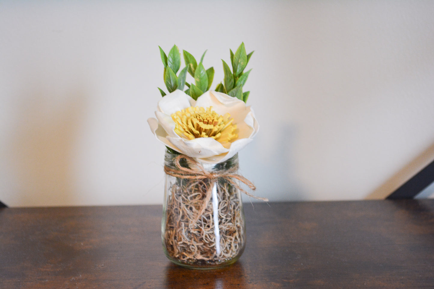 Single Flower in Mini Glass Jar 2