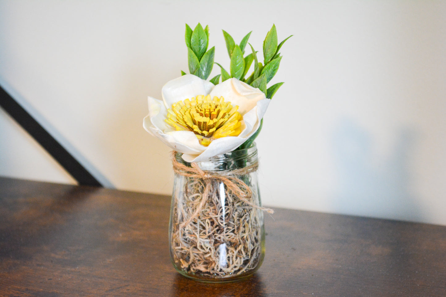 Single Flower in Mini Glass Jar 2